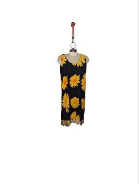 In Gear Sunflower Dress Sleeveless Tank Dress Free Size